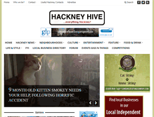 Tablet Screenshot of hackneyhive.co.uk